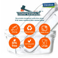 GLASSLOCK Sklenená dóza MODULAR 16,4x11,4x6,2 cm 0,48 L GLASSLOCK Sklenená dóza MODULAR 16,4x11,4x6,2 cm 0,48 L