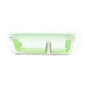 GLASSLOCK Sklenená dóza obdĺžníková delená s ventilom 19x14,1x5,5 cm 0,92 L GLASSLOCK Sklenená dóza obdĺžníková delená s ventilom 19x14,1x5,5 cm 0,92 L