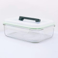 GLASSLOCK Sklenená dóza obdlžníková 23x18,2x6,7 cm 2 L GLASSLOCK Sklenená dóza obdlžníková 23x18,2x6,7 cm 2 L