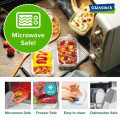 GLASSLOCK Sklenená dóza obdlžníková 21,2x16,5x4,4 cm 0,9 L GLASSLOCK Sklenená dóza obdlžníková 21,2x16,5x4,4 cm 0,9 L