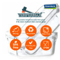GLASSLOCK Sklenená dóza obdĺžníková 19x14,1x5,5 cm 1 L GLASSLOCK Sklenená dóza obdĺžníková 19x14,1x5,5 cm 1 L
