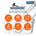 GLASSLOCK Sada sklenených dóz okrúhle (3ks) 8,2x6,5 cm 3x0,165 L GLASSLOCK Sada sklenených dóz okrúhle (3ks) 8,2x6,5 cm 3x0,165 L