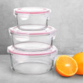 GLASSLOCK Sada sklenených dóz okrúhle (3ks) 1x400ml 1x715ml 1x950ml GLASSLOCK Sada sklenených dóz okrúhle (3ks) 1x400ml 1x715ml 1x950ml