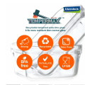GLASSLOCK Sklenená dóza okrúhla s ventilom 11,5x5,7 cm 0,4 L