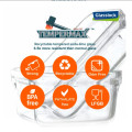 GLASSLOCK Sklenená dóza okrúhla 16x3 cm (bez poklopu) 0,35 L GLASSLOCK Sklenená dóza okrúhla 16x3 cm (bez poklopu) 0,35 L
