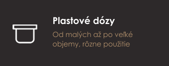 Plastové dózy