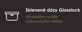 Sklenené dózy Glasslock