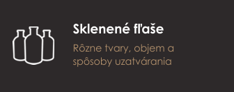 Sklenené fľaše