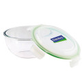 GLASSLOCK Sklenená dóza okrúhla  26x12 cm 4 L