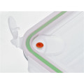 GLASSLOCK Sklenená dóza obdĺžníková s ventilom 17,7x13,1x6,8 cm 1,1 L